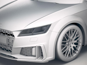 Audi TTS 2018 3D Model
