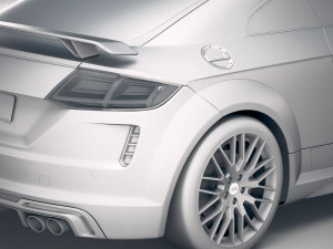 Audi TTS 2018 3D Model