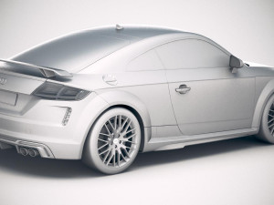 Audi TTS 2018 3D Model
