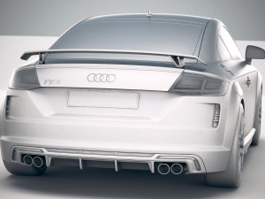 Audi TTS 2018 3D Model