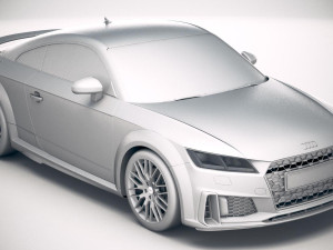 Audi TTS 2018 3D Model