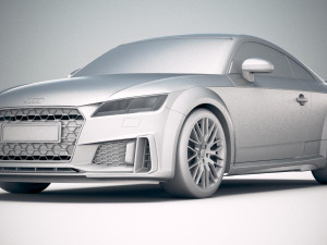 Audi TTS 2018 3D Model