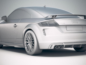 Audi TTS 2018 3D Model