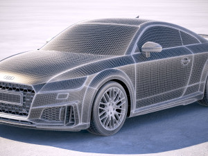 Audi TTS 2018 3D Model