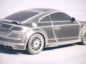 Audi TTS 2018 3D Model
