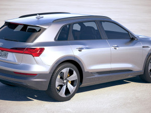 Audi E-tron 2020 3D 模型
