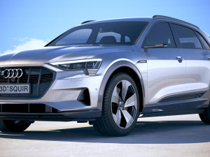 Audi E-tron 2020 3D 模型