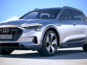Audi E-tron 2020 3D Model