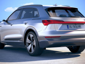 Audi E-tron 2020 3D 模型