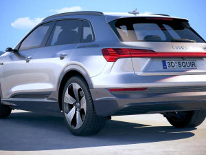 Audi E-tron 2020 3D Model