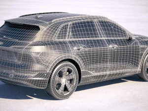 Audi E-tron 2020 3D Model