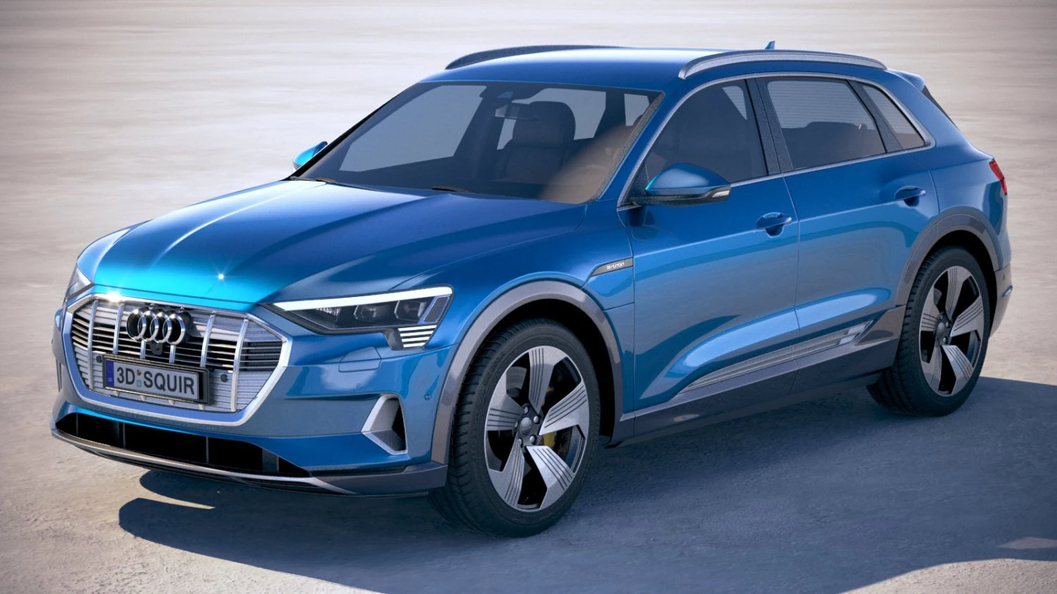 Audi E-tron 2020 Regular Mirror 3D Model .c4d .max .obj .3ds .fbx .stl .blend 