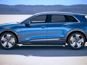 Audi E-tron 2020 Regular Mirror 3D Model