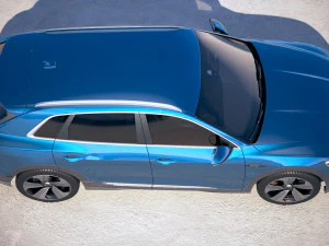 Audi E-tron 2020 Regular Mirror 3D Model