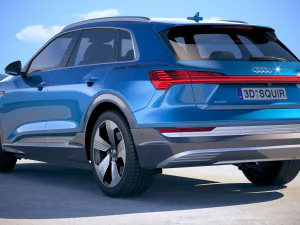 Audi E-tron 2020 Regular Mirror 3D Model