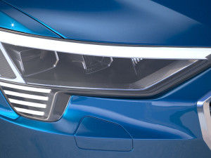 Audi E-tron 2020 Regular Mirror 3D 模型