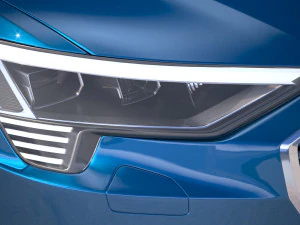 Audi E-tron 2020 Regular Mirror 3D Model