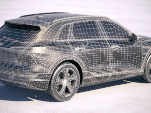 Audi E-tron 2020 Regular Mirror 3D Model