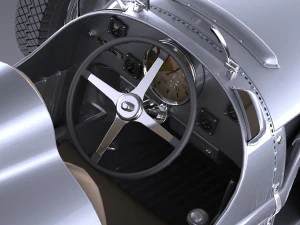 アウトウニオン タイプ C 1936 レースカー 3Dモデル