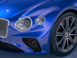 Bentley Continental GT 2018 3D Model