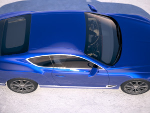 Bentley Continental GT 2018 3D Model