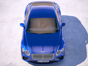 Bentley Continental GT 2018 3D Model