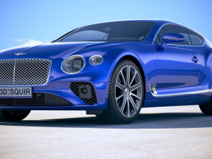 Bentley Continental GT 2018 3D Model