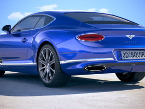Bentley Continental GT 2018 3D Model