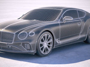 Bentley Continental GT 2018 3D Model