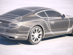 Bentley Continental GT 2018 3D Model