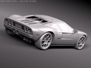 GT40 Modelo 3D