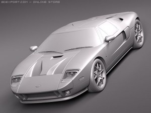 GT40 Modelo 3D