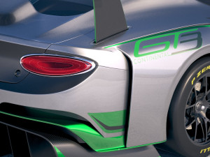 Bentley Continental GT3 Racecar 2018 3D Model