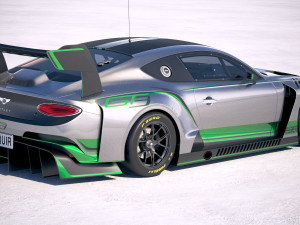 Bentley Continental GT3 Racecar 2018 3D Model