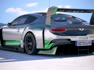 Bentley Continental GT3 Racecar 2018 3D Model
