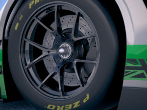 Bentley Continental GT3 Racecar 2018 3D Model