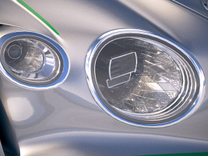 Bentley Continental GT3 Racecar 2018 3D Model