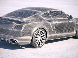 Bentley Continental Supersports 2018 Model 3D