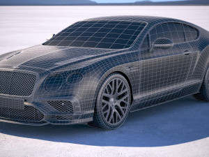 Bentley Continental Supersports 2018 Model 3D