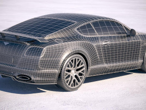 Bentley Continental Supersports 2018 Model 3D