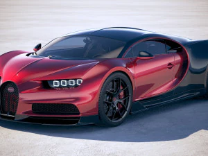 Bugatti ChironSport 2019 Modello 3D