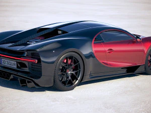 Bugatti Chiron Sport 2019 3D Model