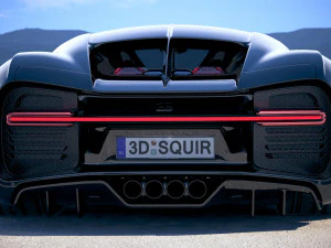 Bugatti Chiron Sport 2019 3D Model