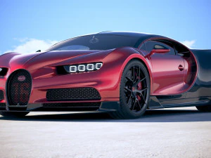 Bugatti Chiron Sport 2019 3D Model