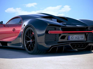 Bugatti Chiron Sport 2019 3D Model