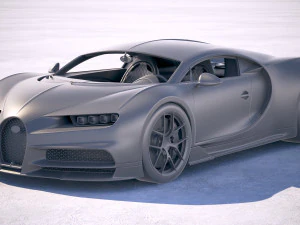 Bugatti Chiron Sport 2019 3D Model