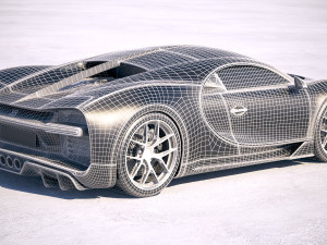Bugatti Chiron Sport 2019 Modèle 3D
