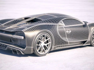 Bugatti Chiron Sport 2019 3D Model