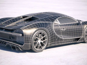 Bugatti Chiron Sport 2019 3D Model
