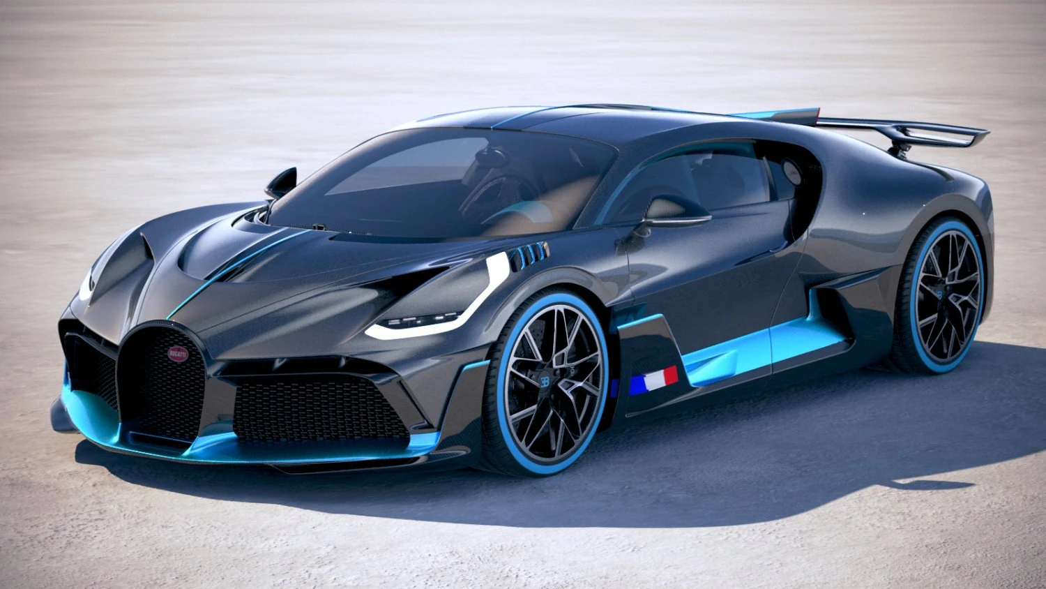 Bugatti Divo 2019 3D Model .c4d .max .obj .3ds .fbx .stl .blend 